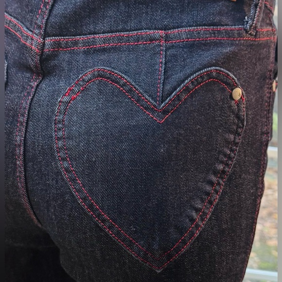 Judy Blue Heart Pocket Denim Jeans, Style - 88916 - Picture 5 of 6